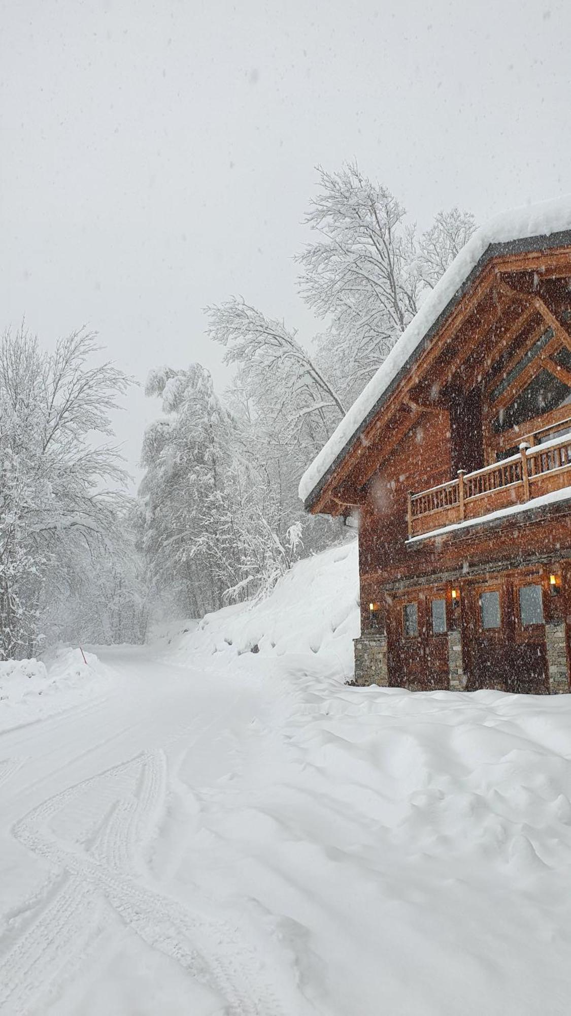 Chalet Entier 110M2 Avec Vue Et Sauna A 10 Min Des Pistes Сент-Фуа-Тарантез Екстер'єр фото